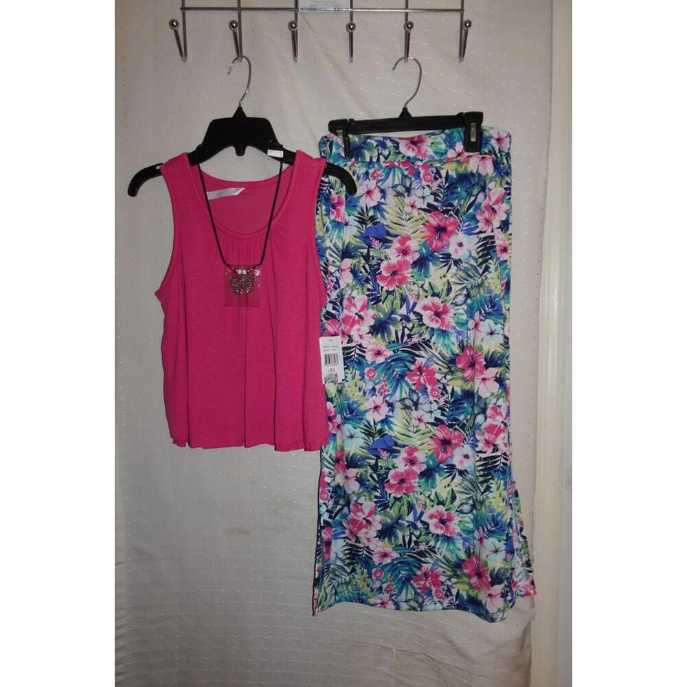 BRAND NEW BEAUTEES GIRLS 2-PIECE OUTFIT SIZE LARGE